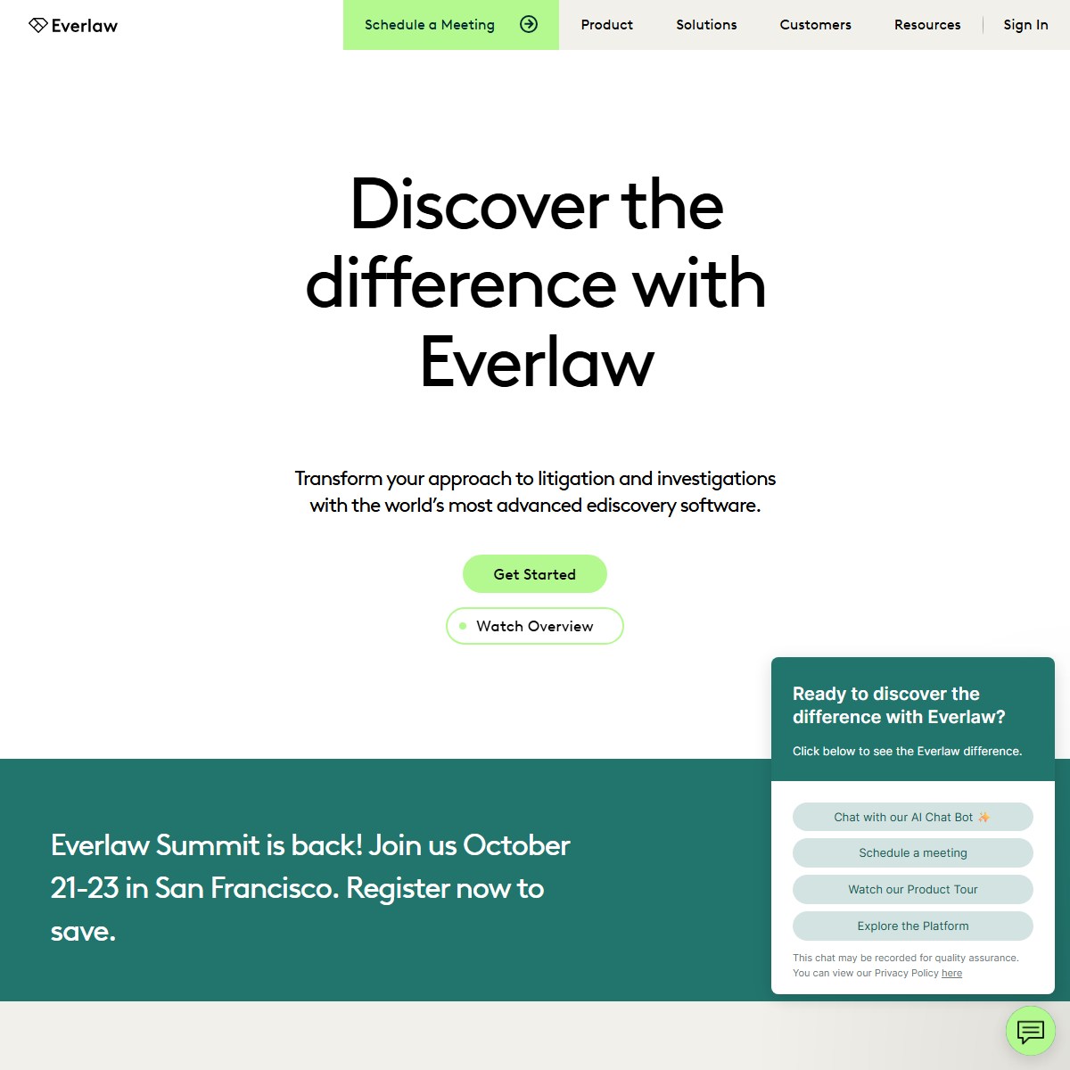 Everlaw - legal Tool Screenshot