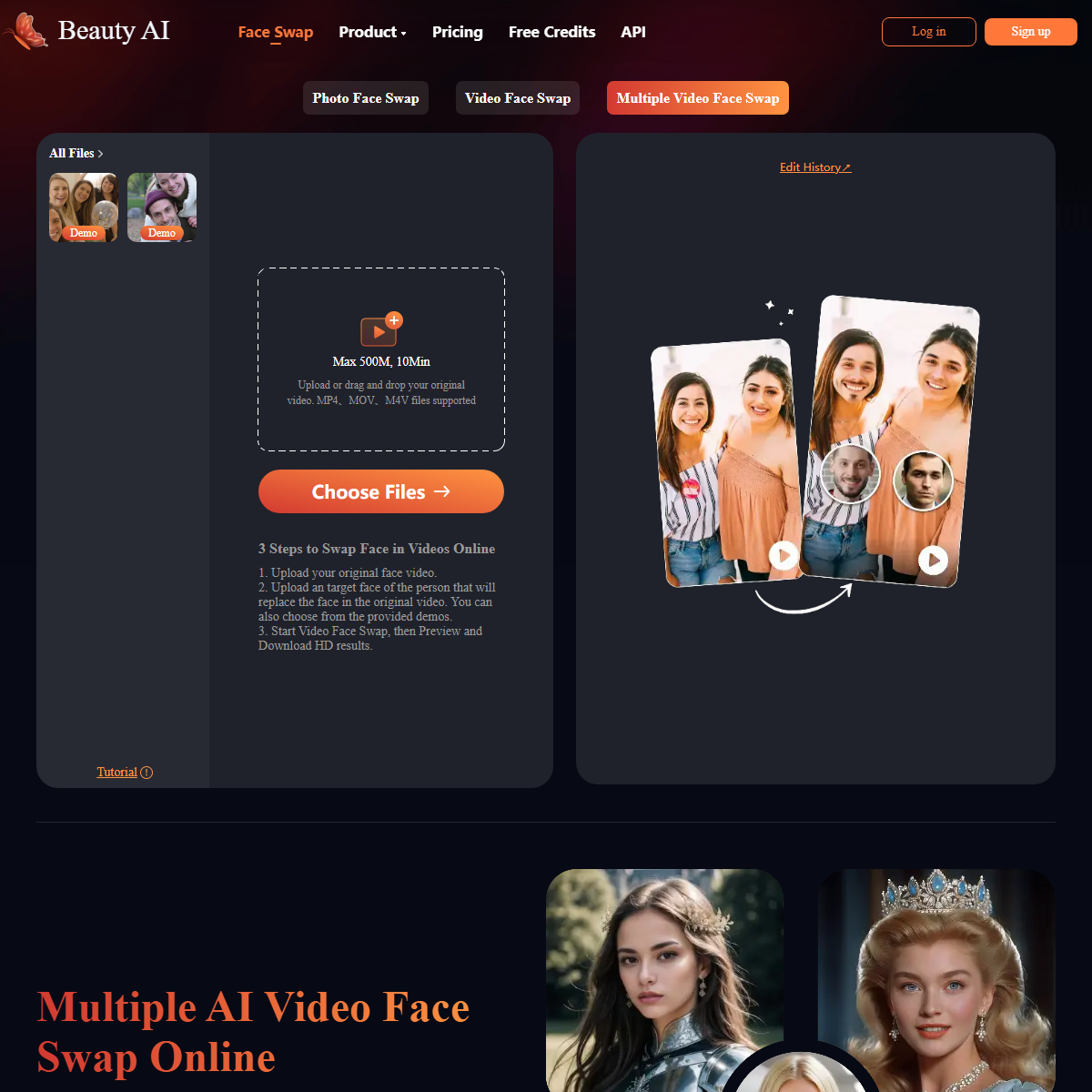 FaceSwap - image editing Tool Screenshot