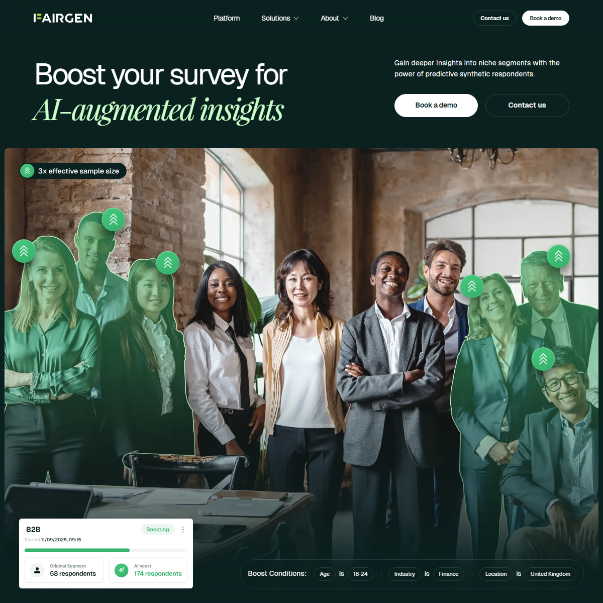 Fairgen - research Tool Screenshot