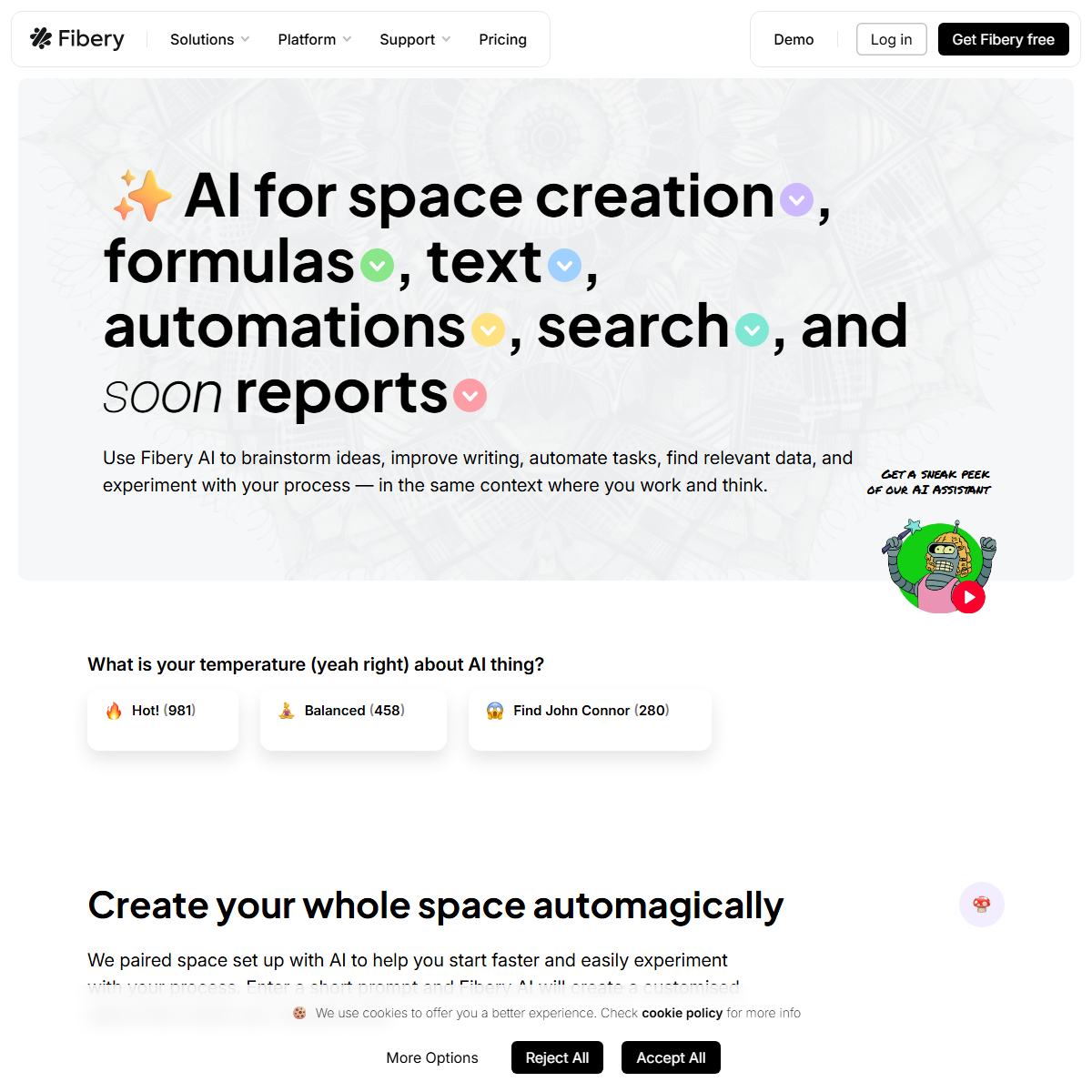 Fibery Ai - project management Tool Screenshot
