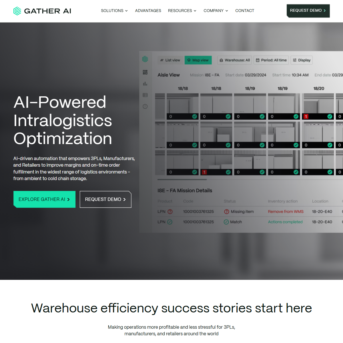 Gather AI - AI agents Tool Screenshot