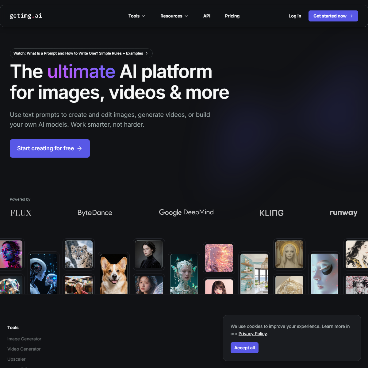 getimg.ai - image generators Tool Screenshot