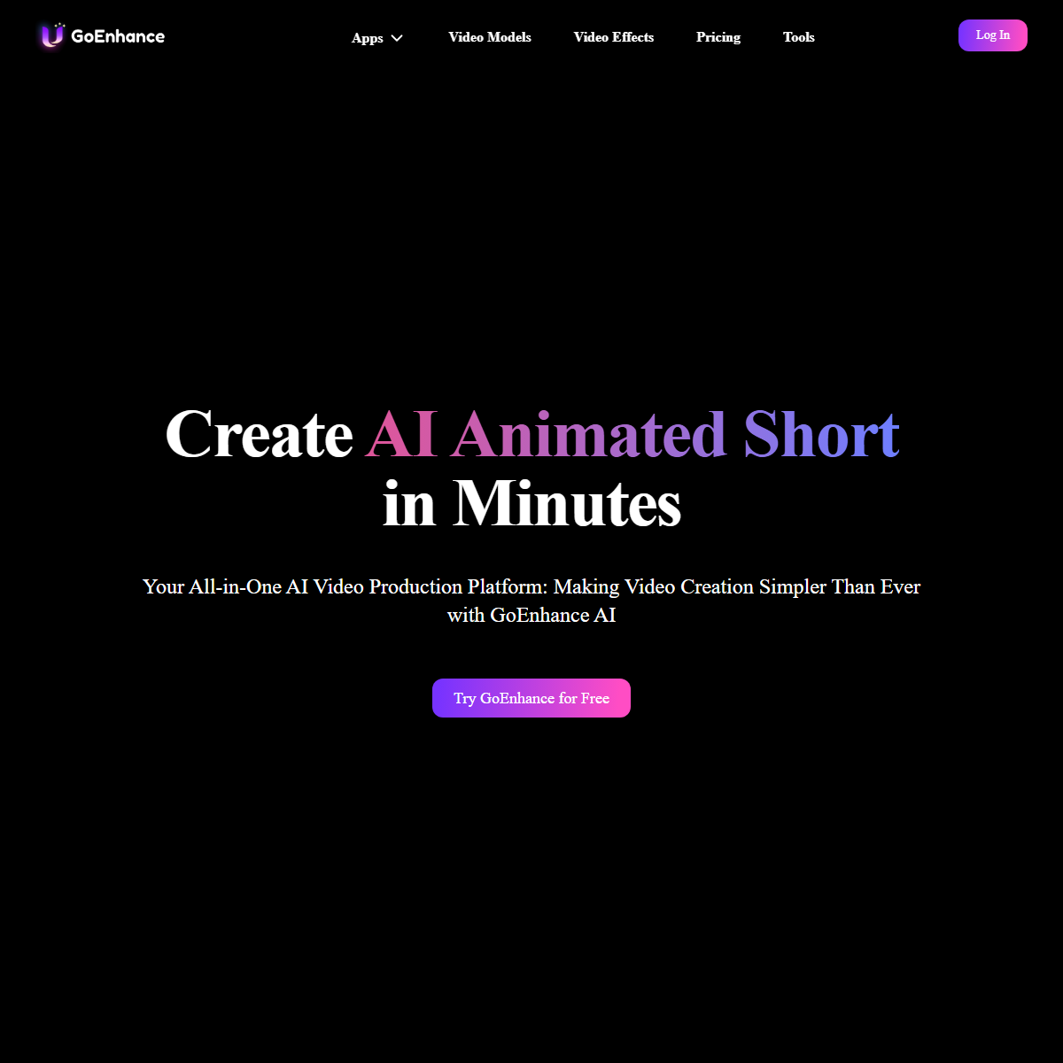 GoEnhance AI - video editing Tool Screenshot