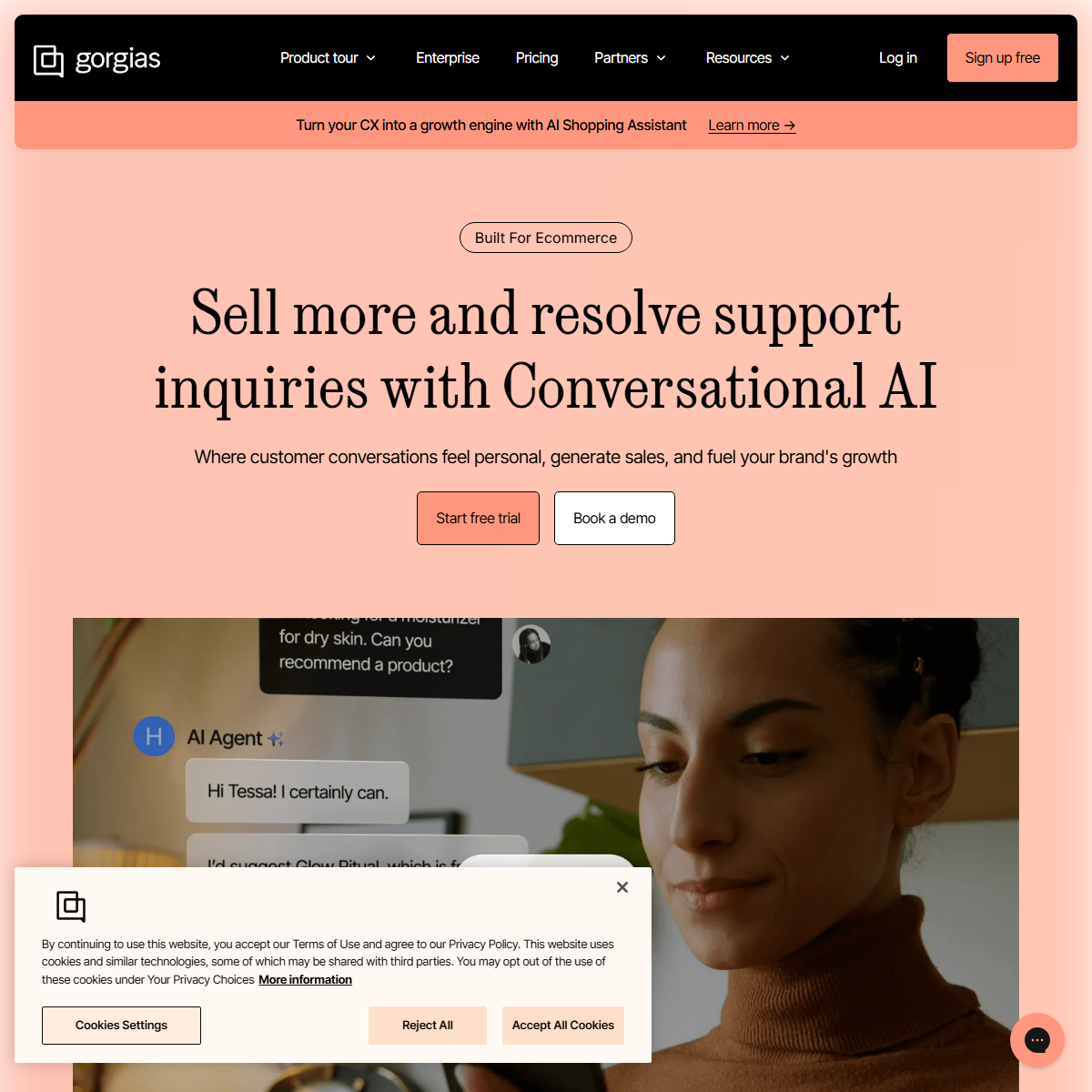 Gorgias - customer support Tool Screenshot