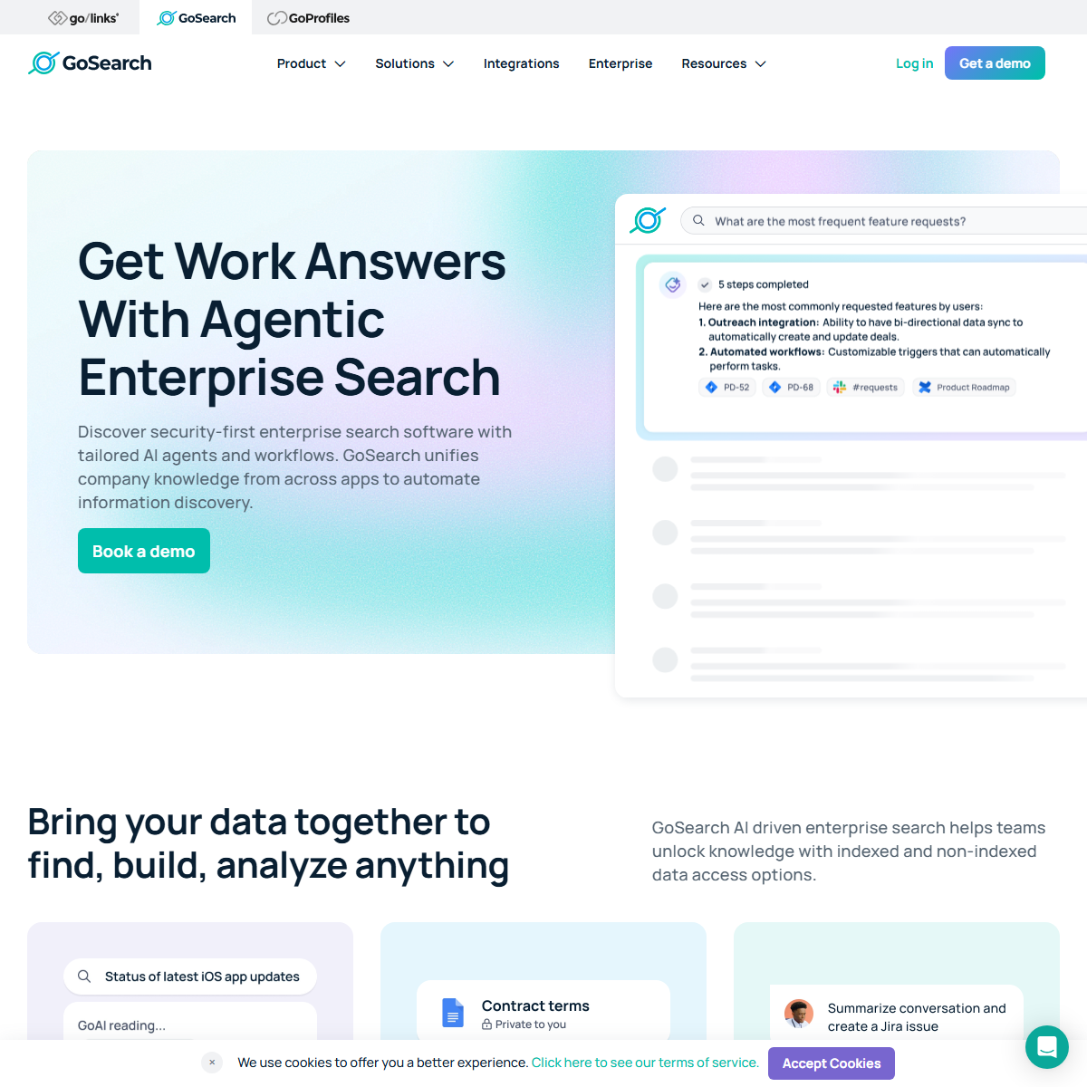 GoSearch - AI chatbots Tool Screenshot