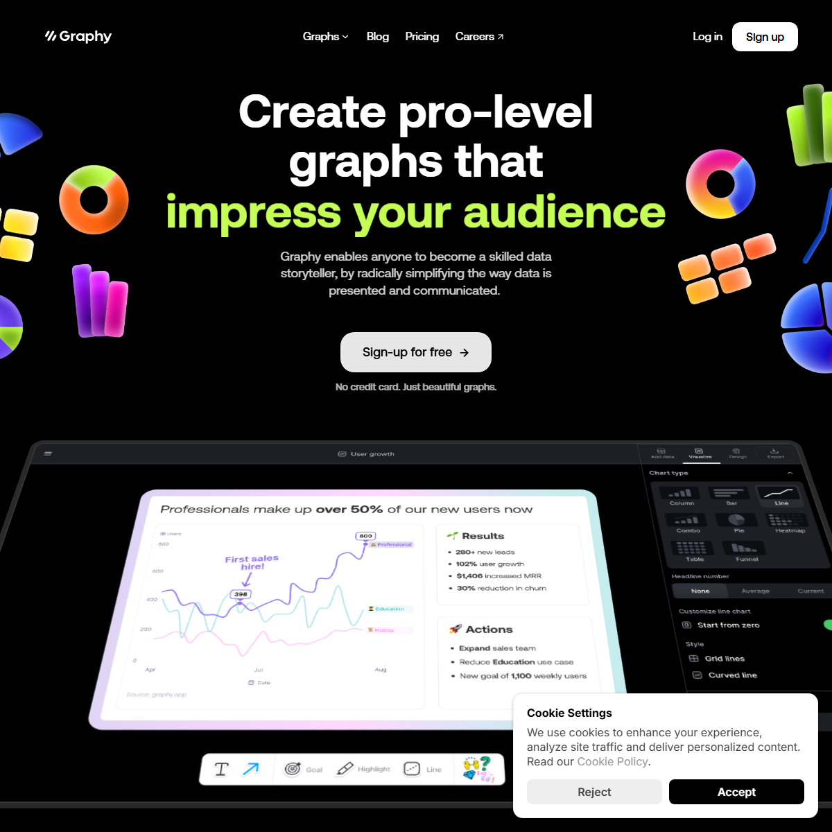 Graphy - spreadsheets Tool Screenshot
