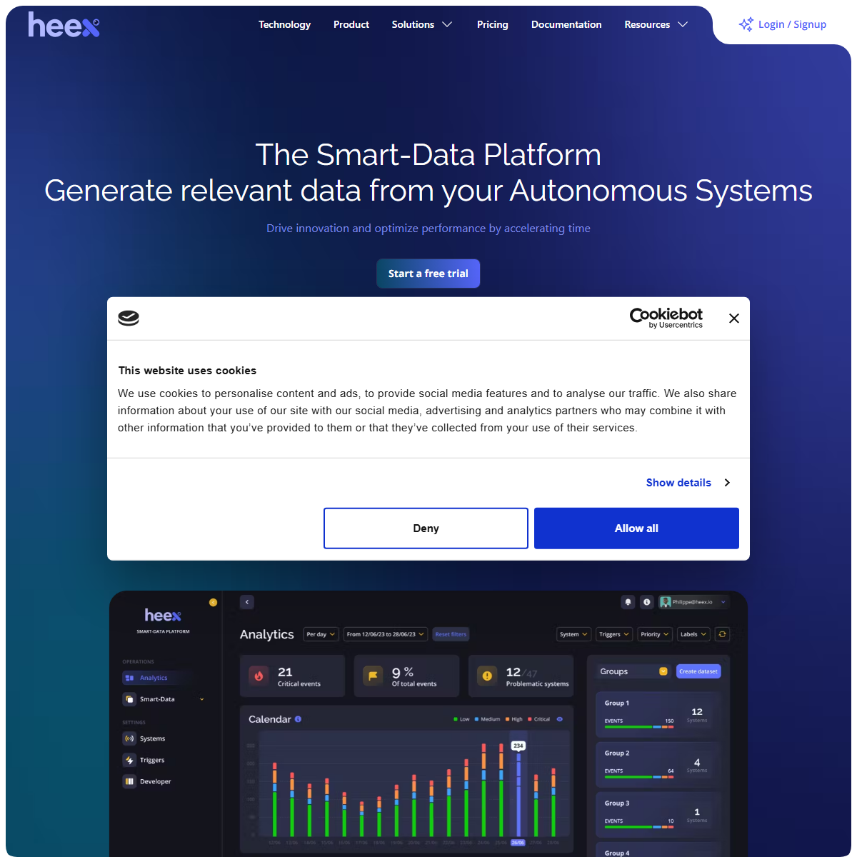 Heex Technologies - AI agents Tool Screenshot