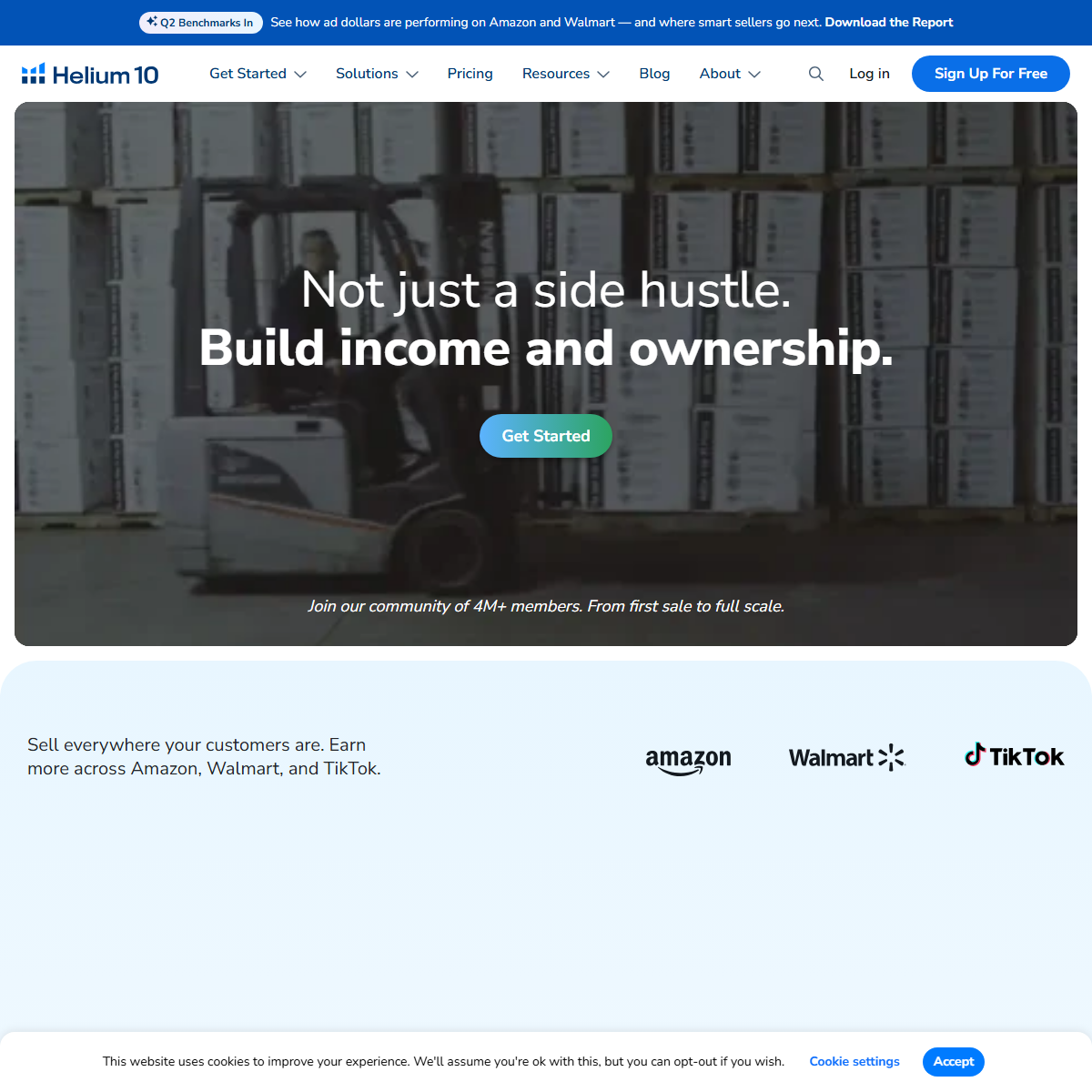 Helium 10 - e-commerce Tool Screenshot