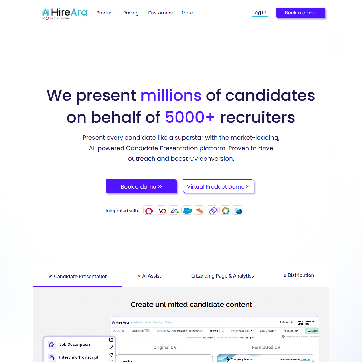 HireAra - human resources Tool Screenshot