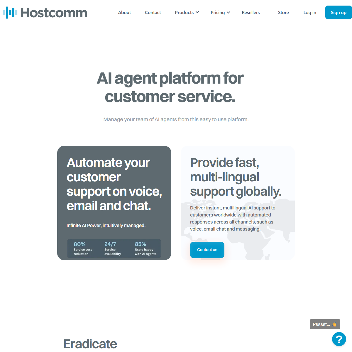 Hostcomm AI Agent - AI agents Tool