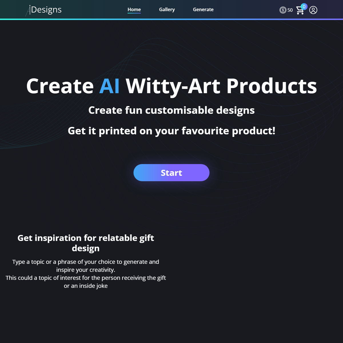 Idesigns - design generators Tool Screenshot
