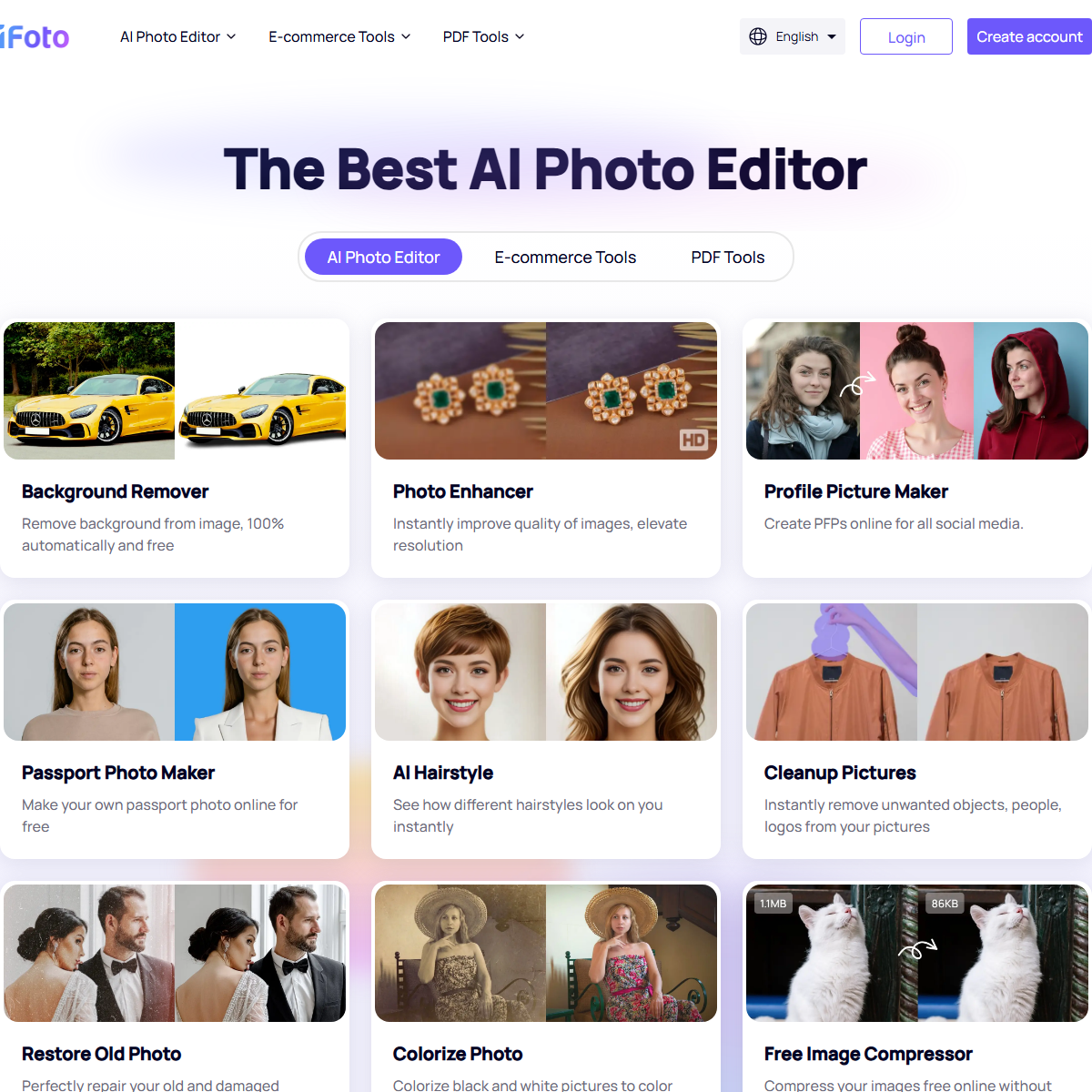 iFoto - image editing Tool