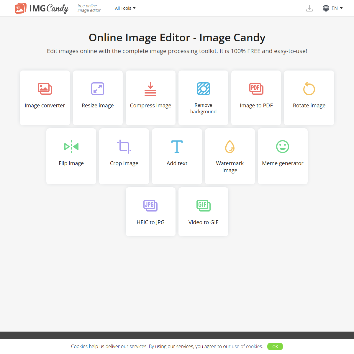 Image Candy - image editing Tool Screenshot