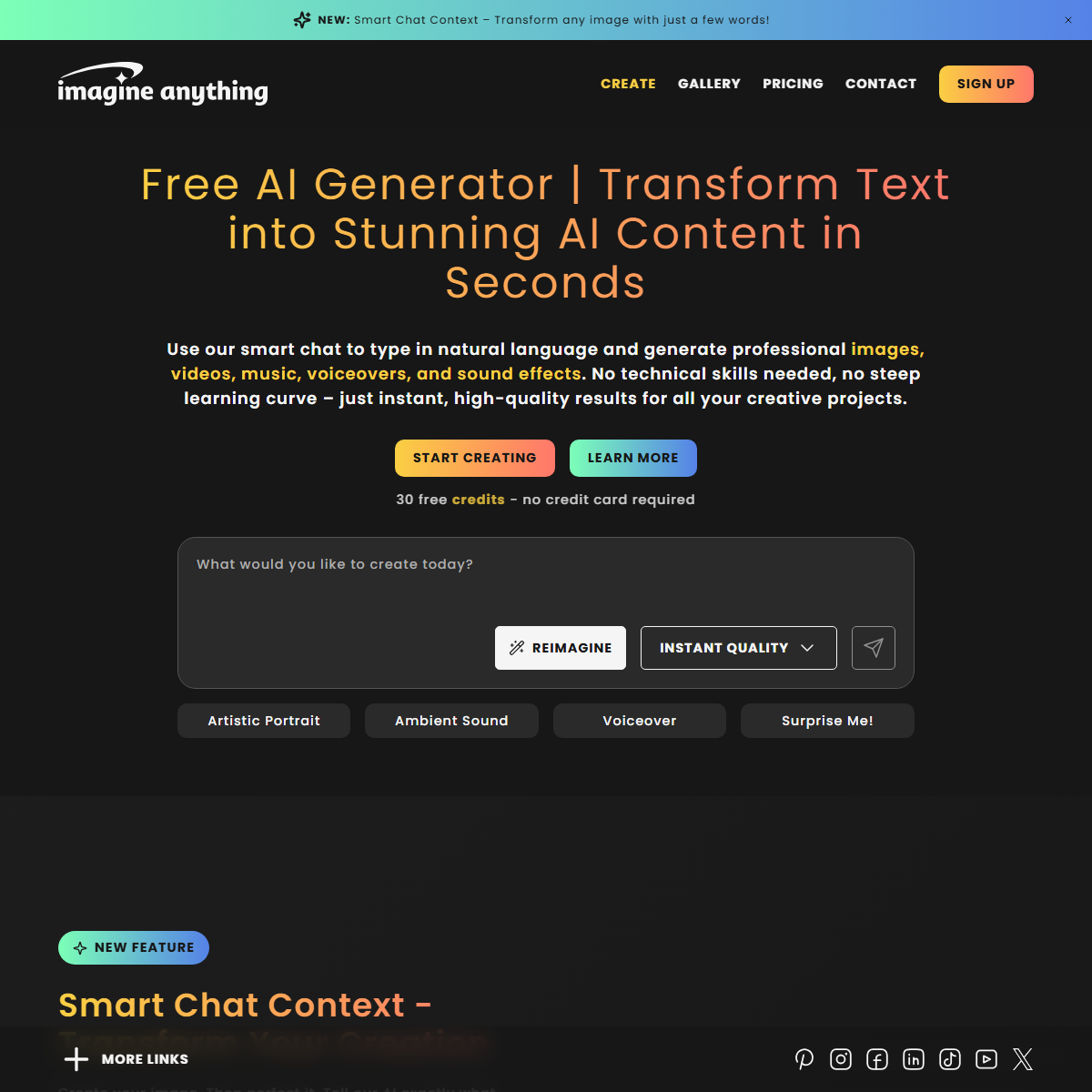Imagine Anything - text to image Tool Screenshot