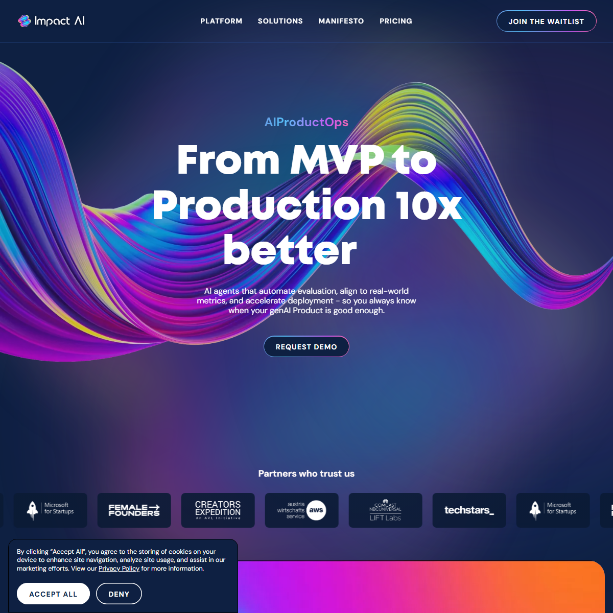 Impact AI - project management Tool Screenshot