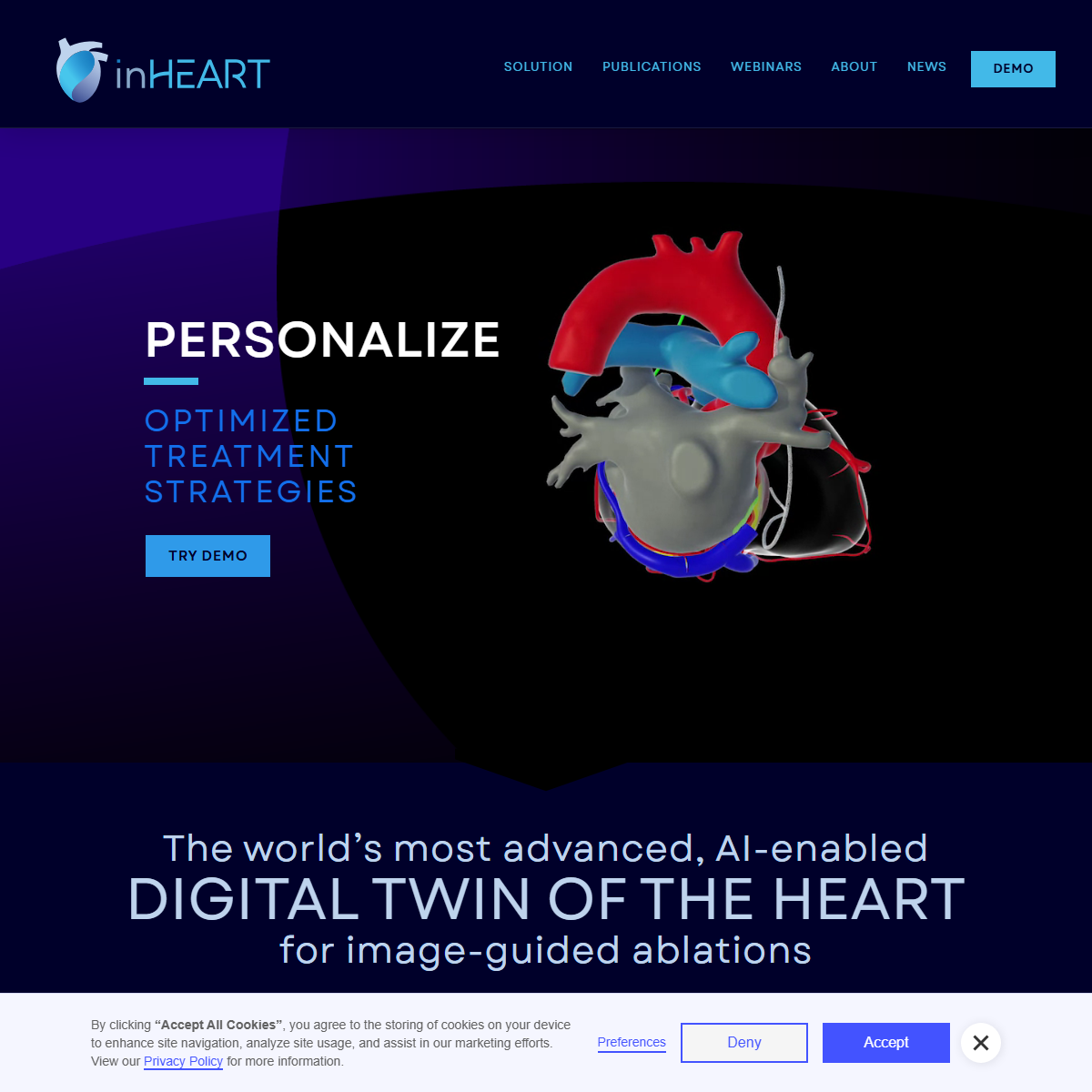 InHEART - health Tool Screenshot
