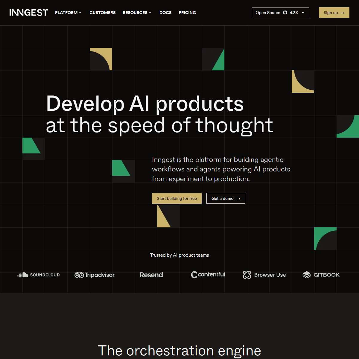 Inngest - workflows Tool Screenshot