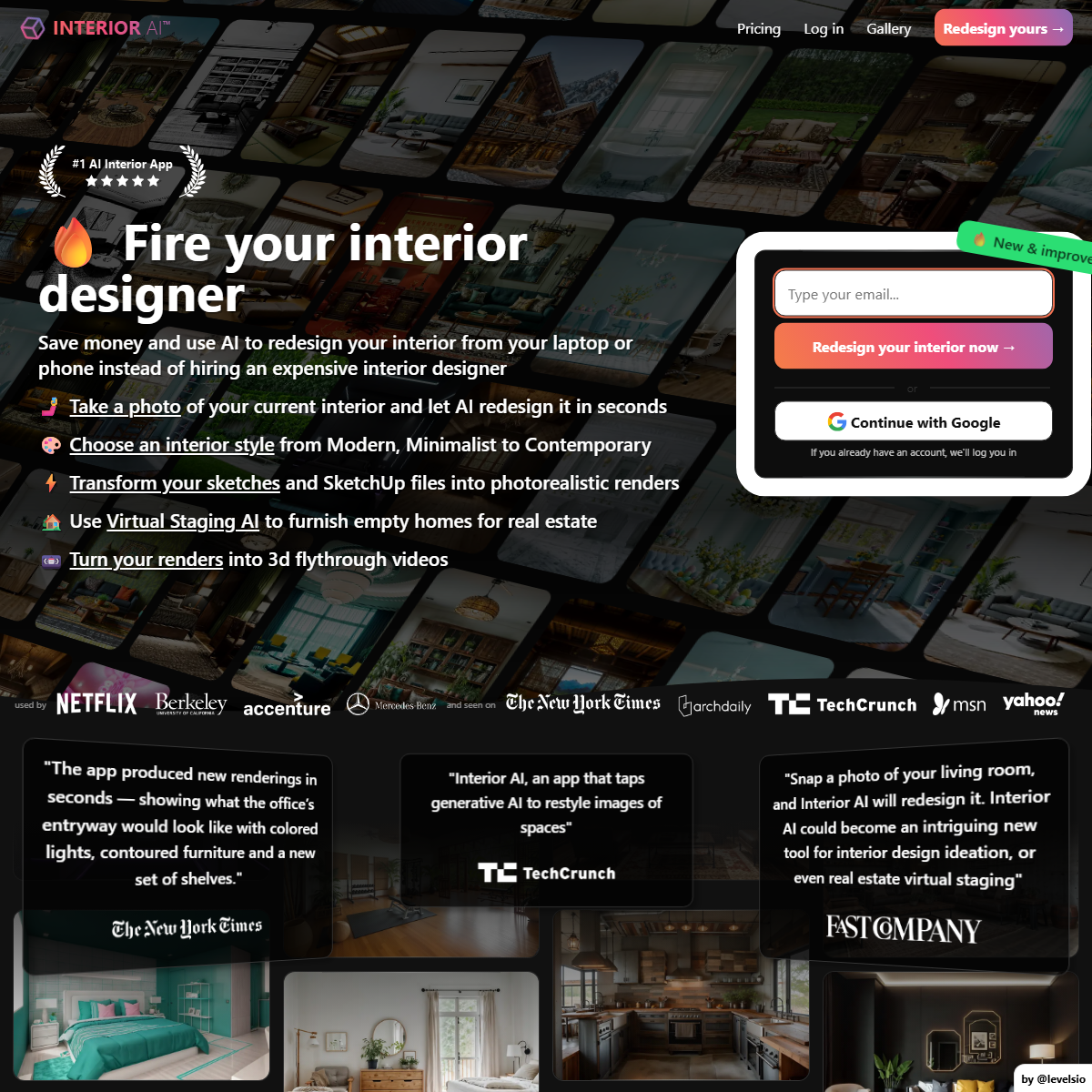 InteriorAI - real estate Tool Screenshot