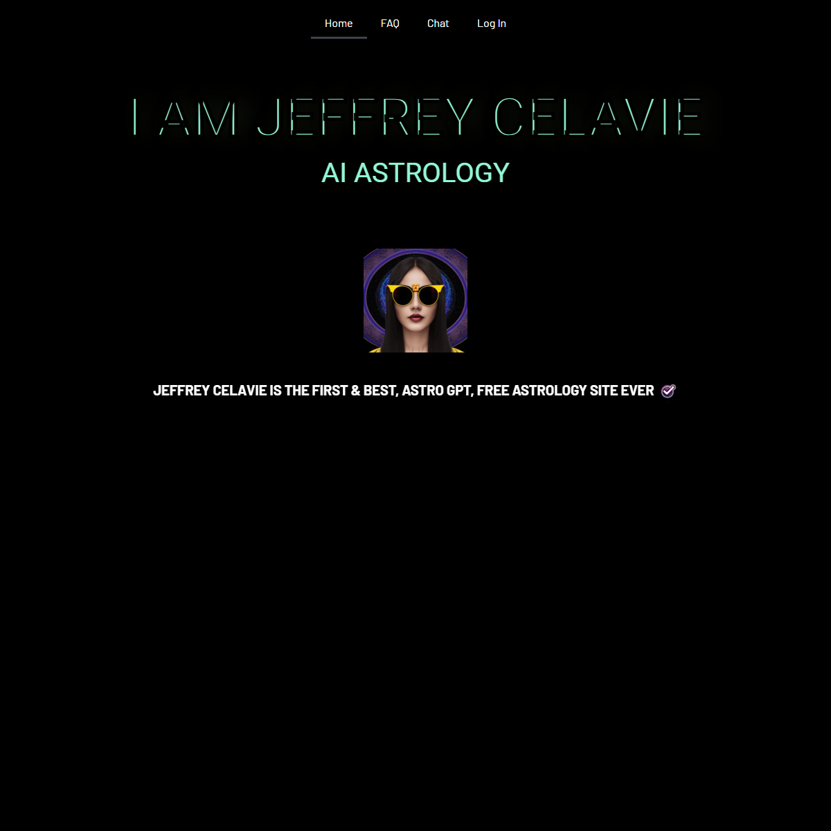 Jeffrey Celavie - AI chatbots Tool Screenshot