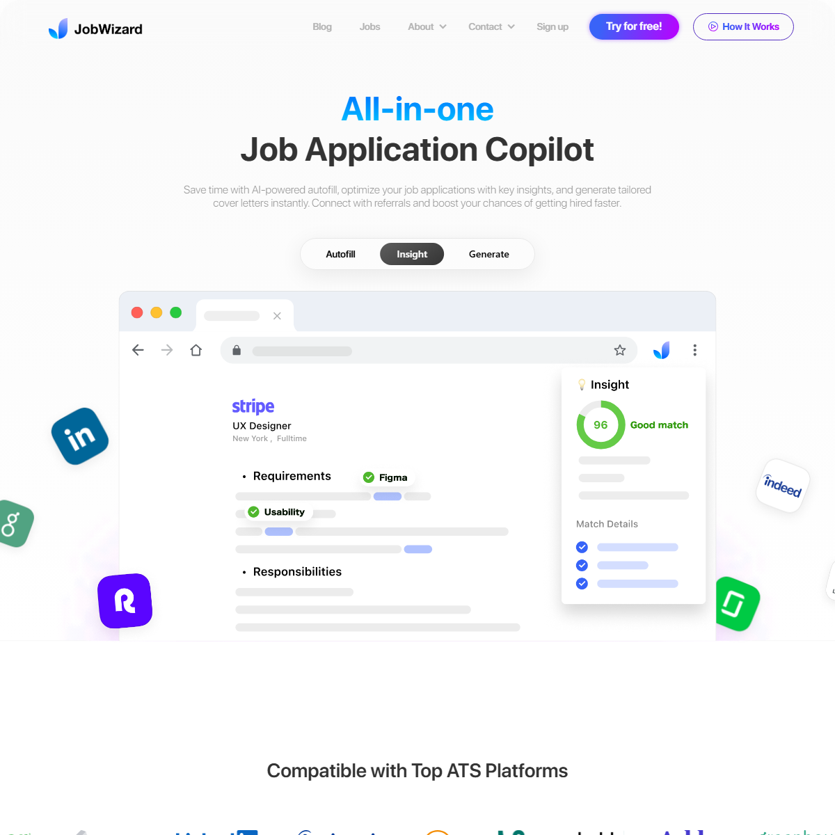 JobWizard - human resources Tool Screenshot