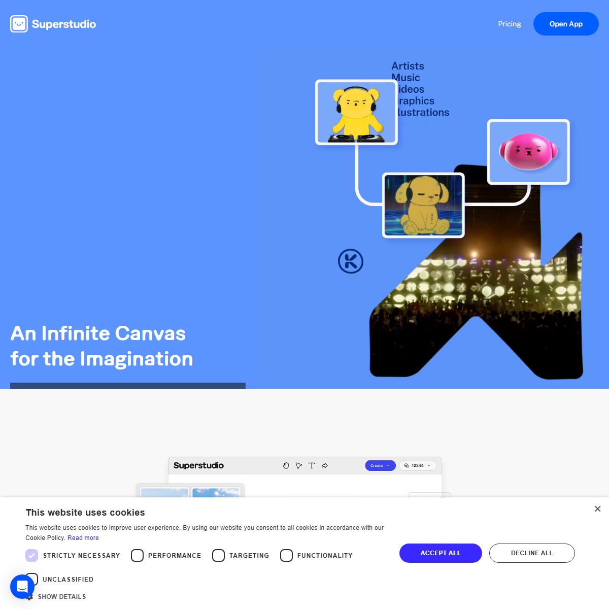 Kaiber - video generators Tool Screenshot