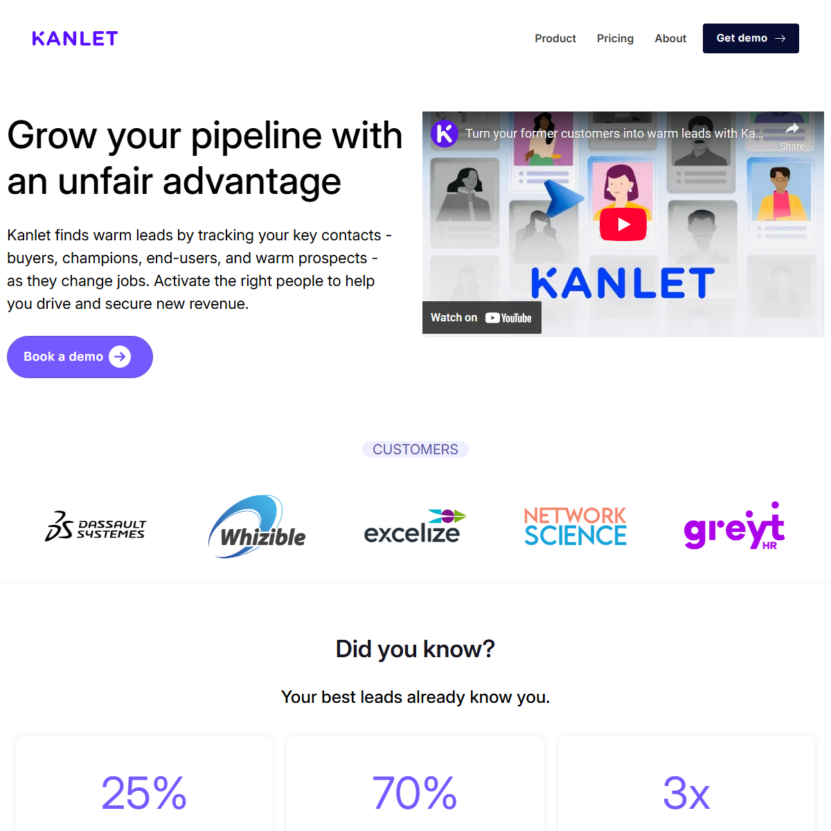 Kanlet - sales assistant Tool Screenshot