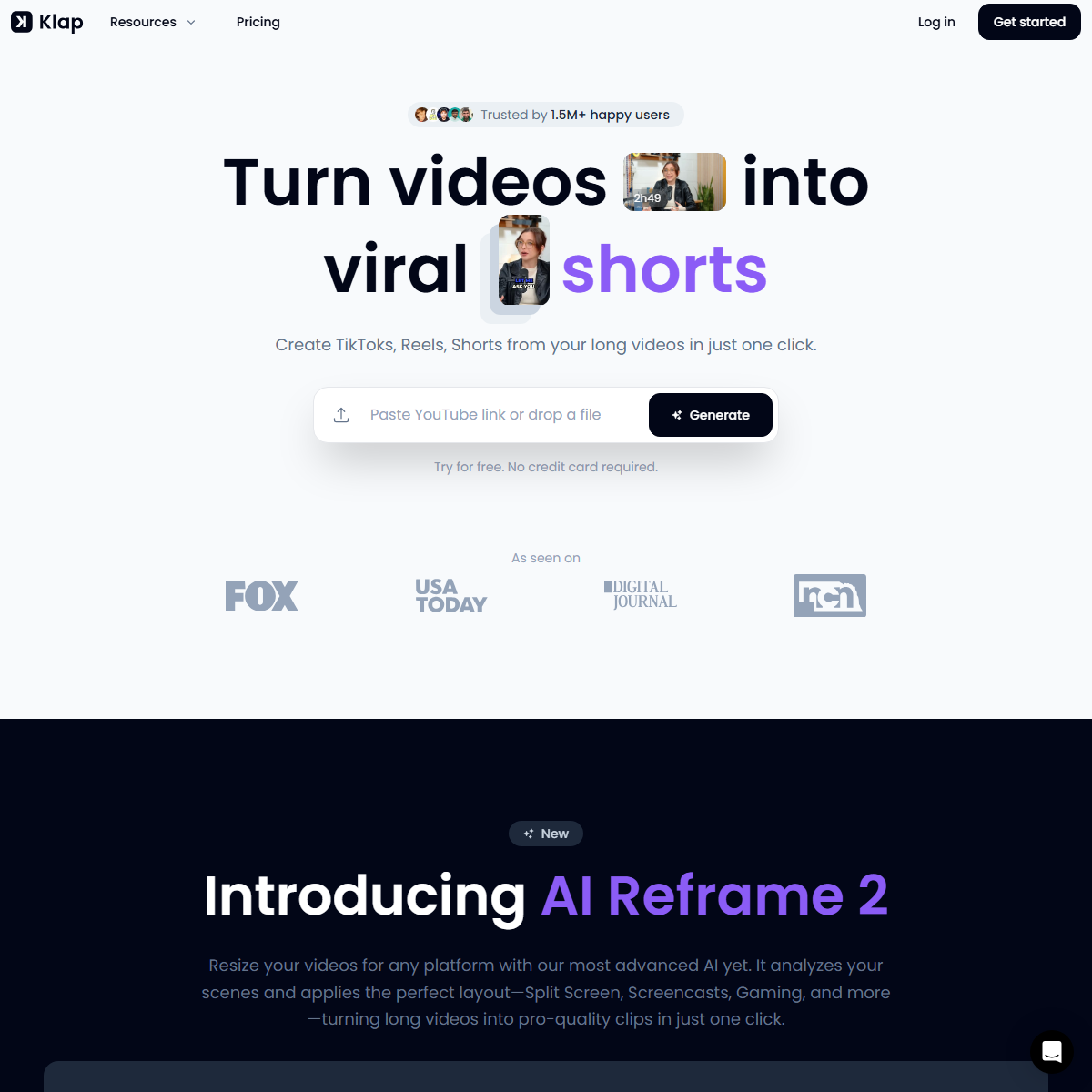 Klap - video editing Tool Screenshot