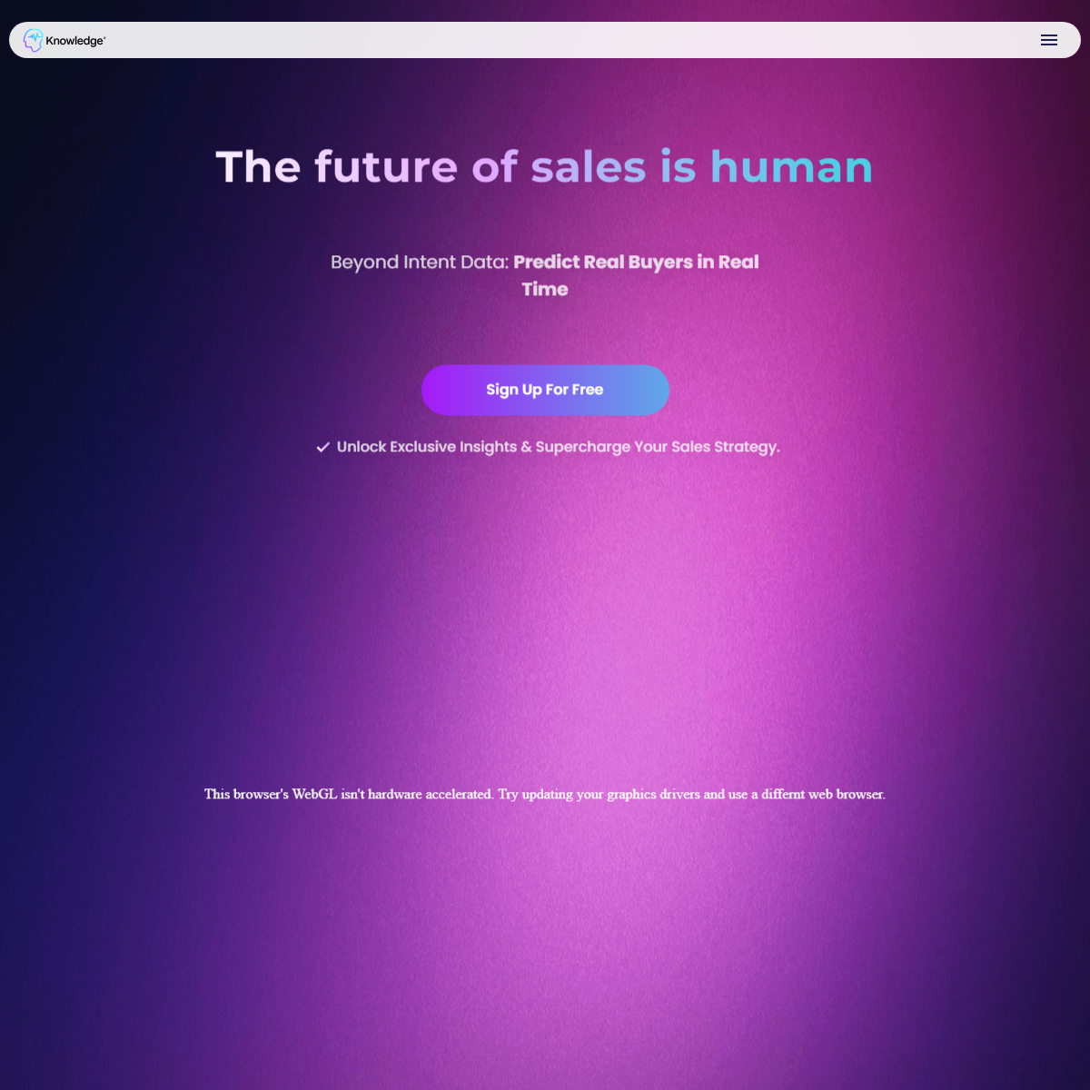 Knowledge - sales assistant Tool Screenshot