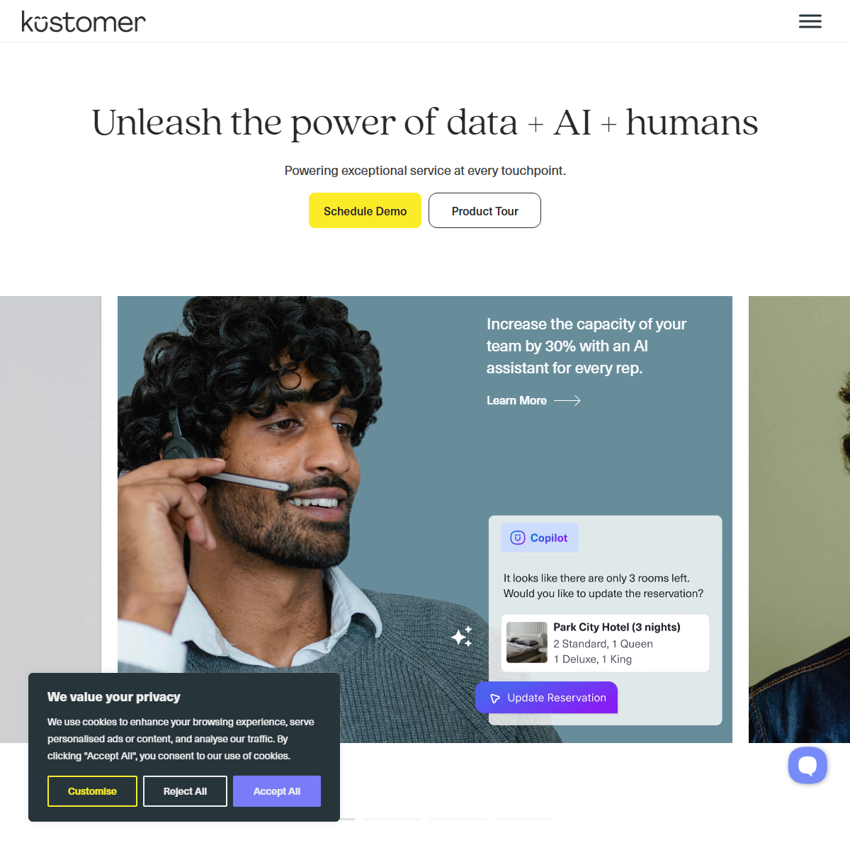 Kustomer - customer support Tool Screenshot