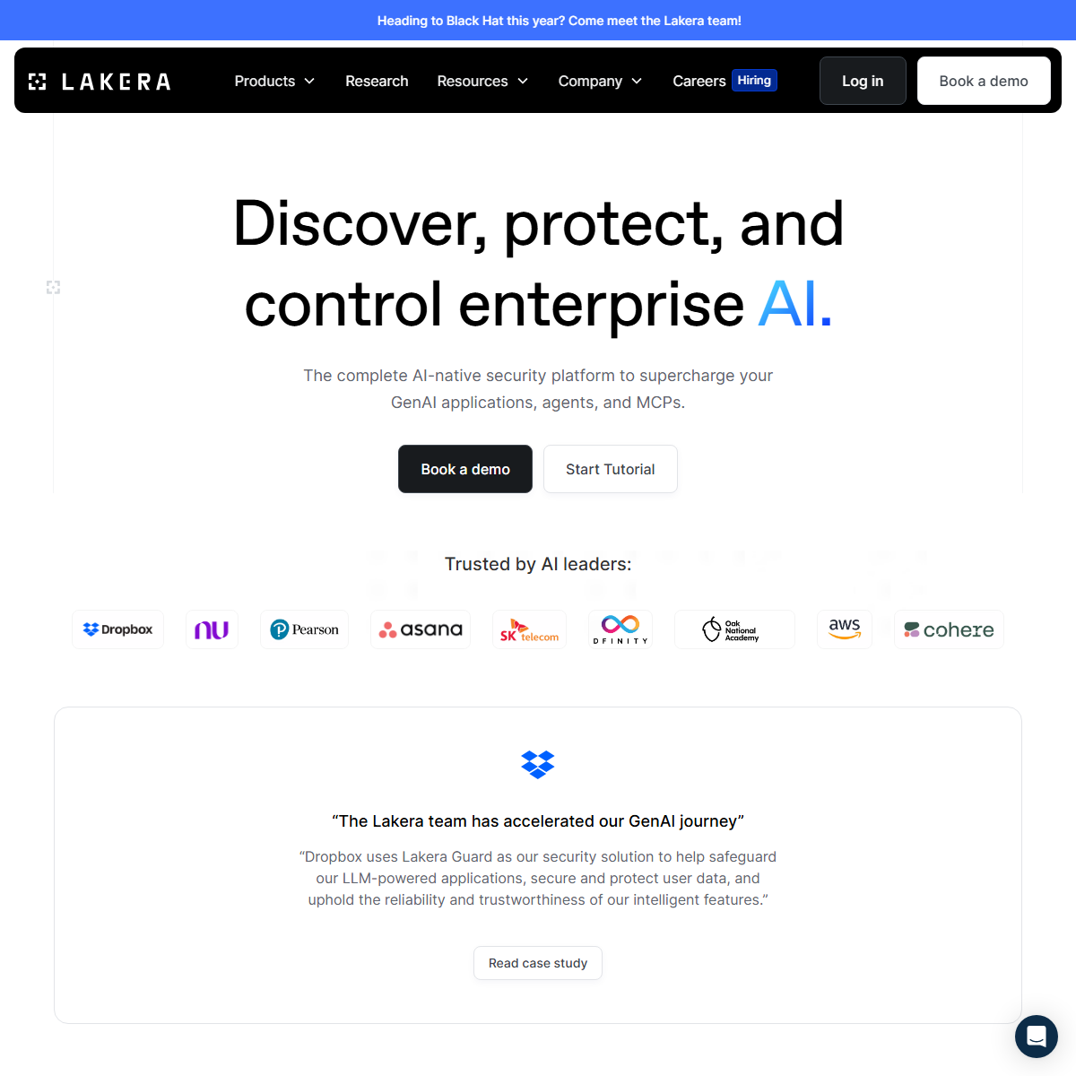 Lakera - AI detection Tool Screenshot