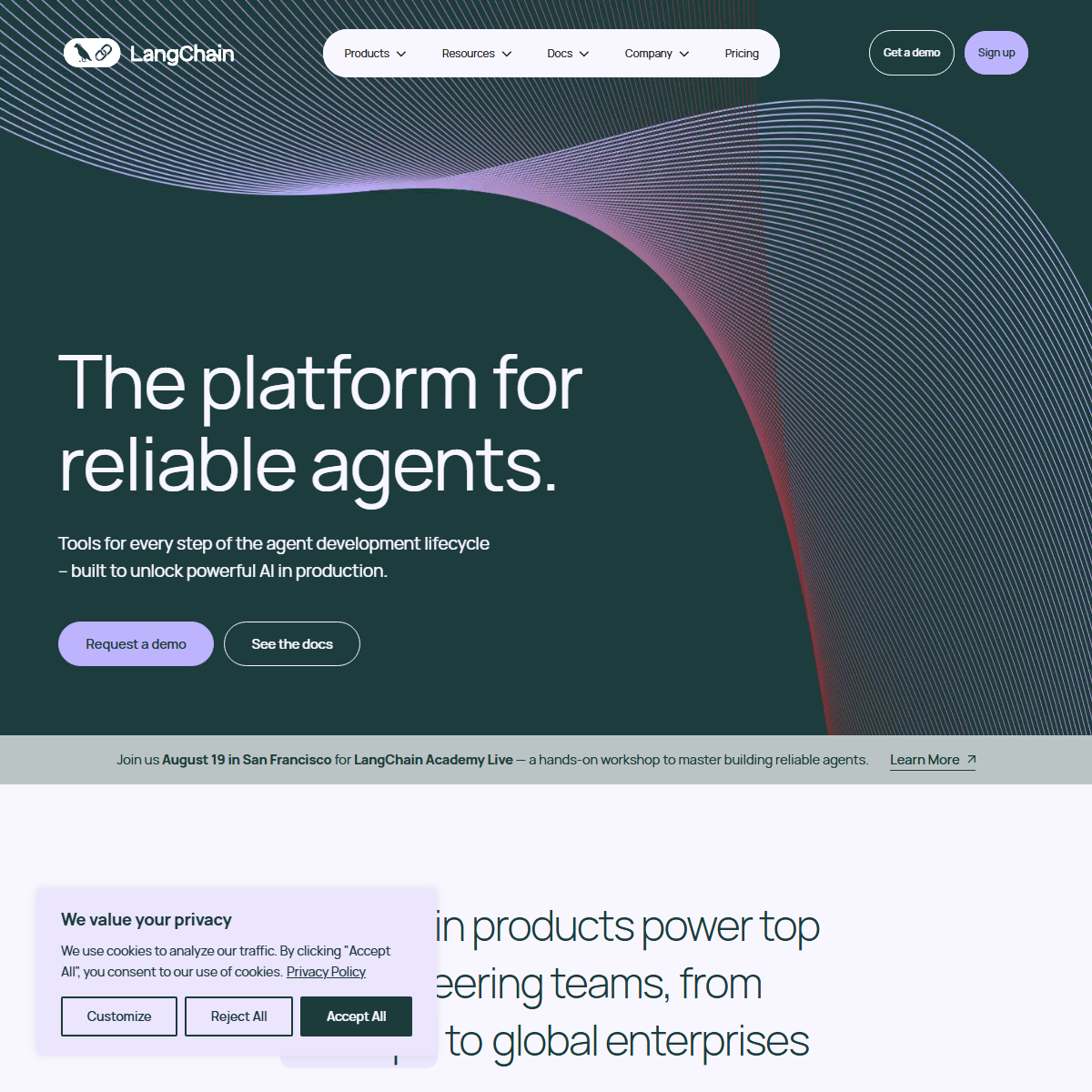 LangChain - AI agents Tool Screenshot