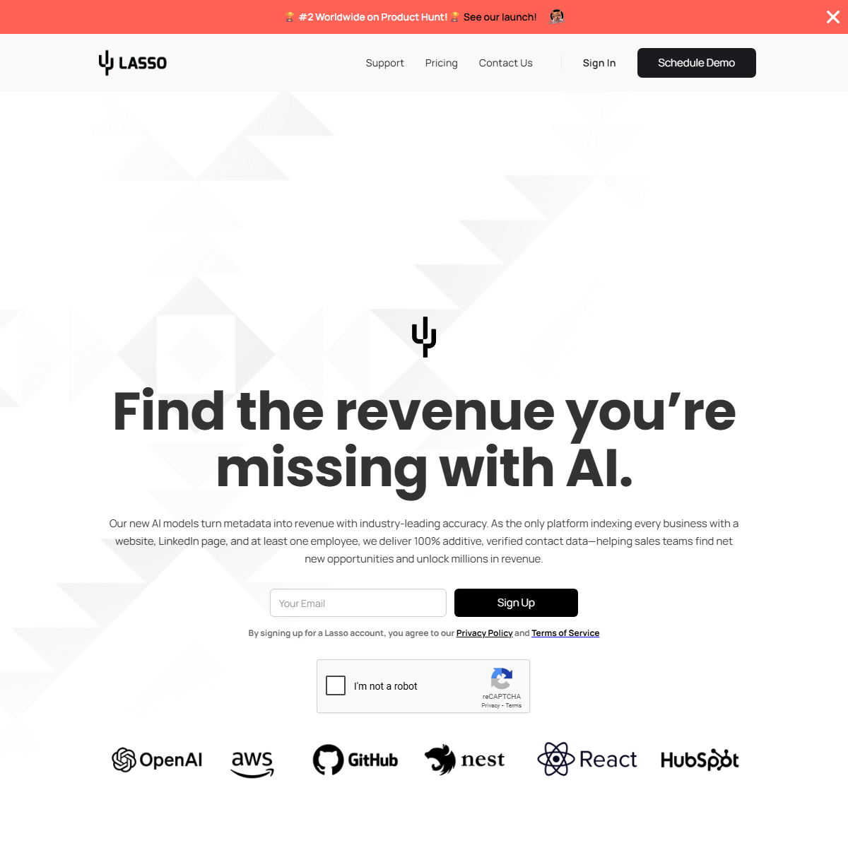 Lasso - sales assistant Tool Screenshot