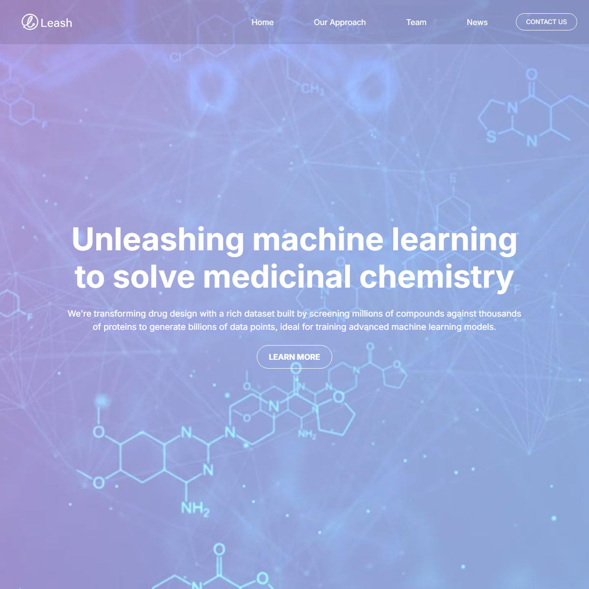 Leash Biosciences - research Tool Screenshot