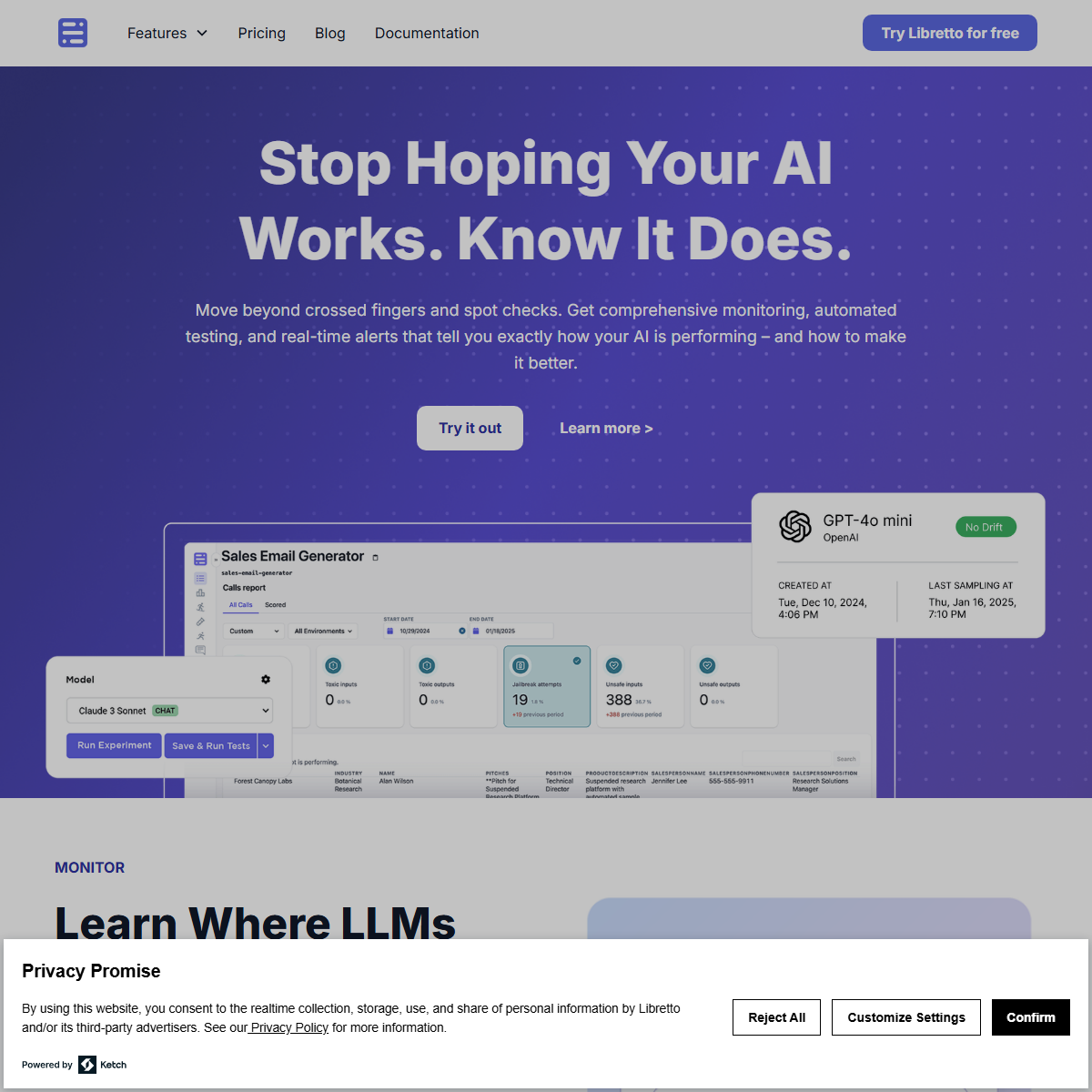 Libretto - research Tool Screenshot