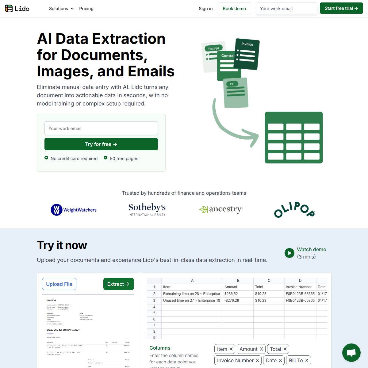 Lido - finance Tool Screenshot