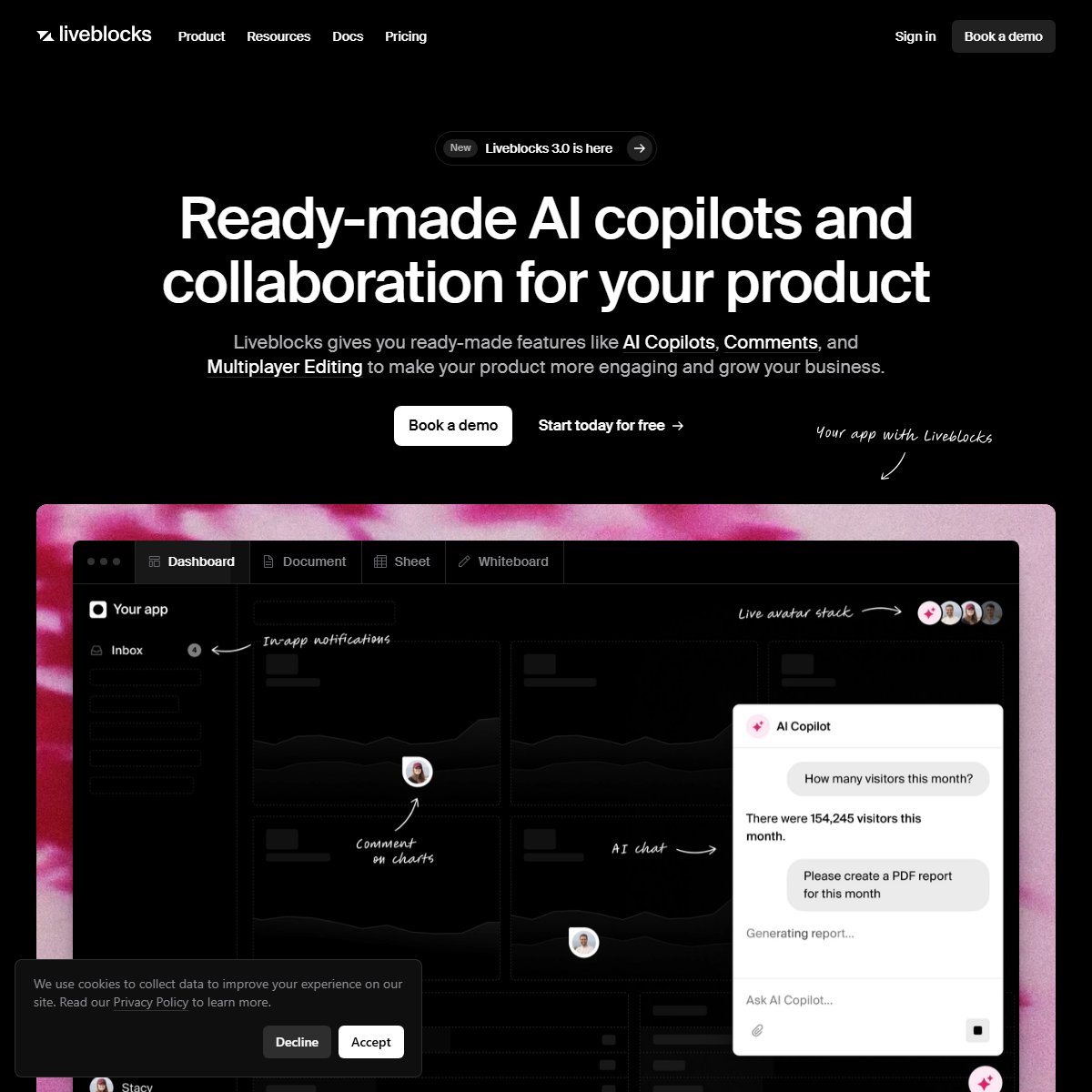 Liveblocks - AI agents Tool Screenshot