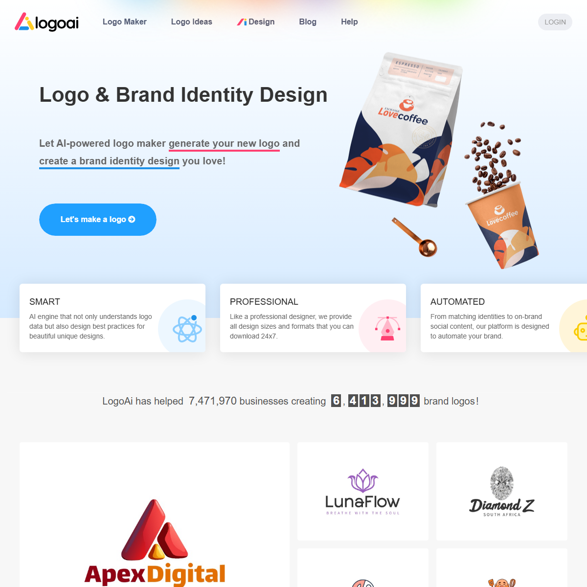LogoAI - logo generator Tool Screenshot
