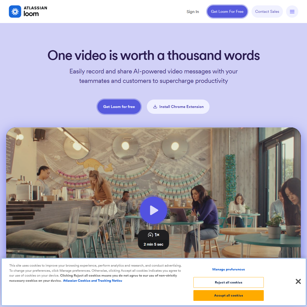 Loom - video editing Tool Screenshot