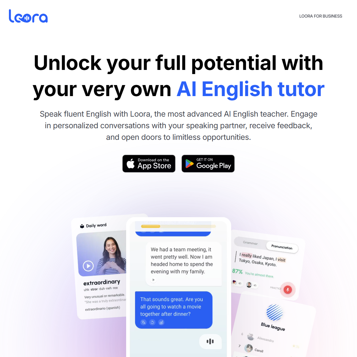 Loora - education Tool Screenshot
