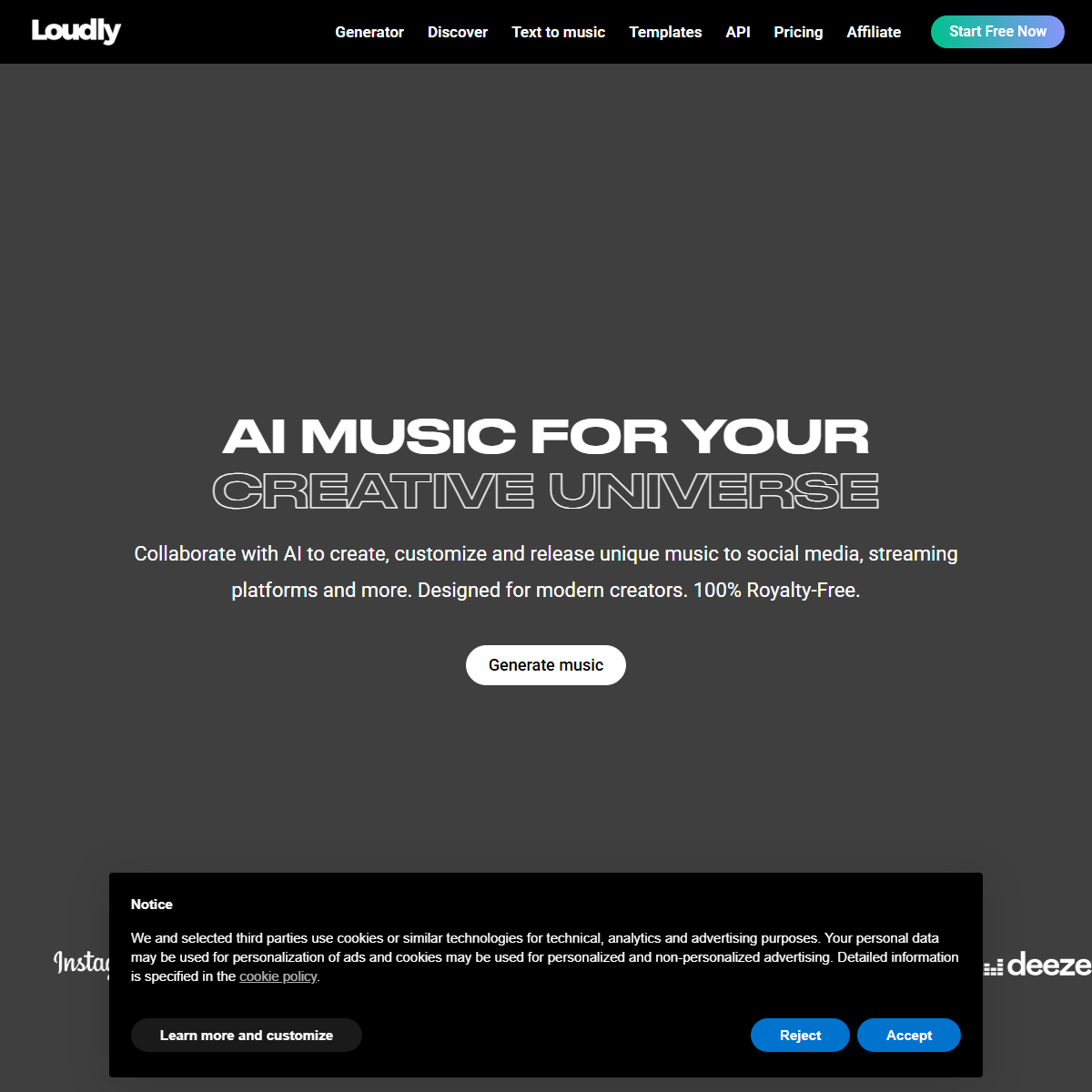 Loudly - music Tool Screenshot