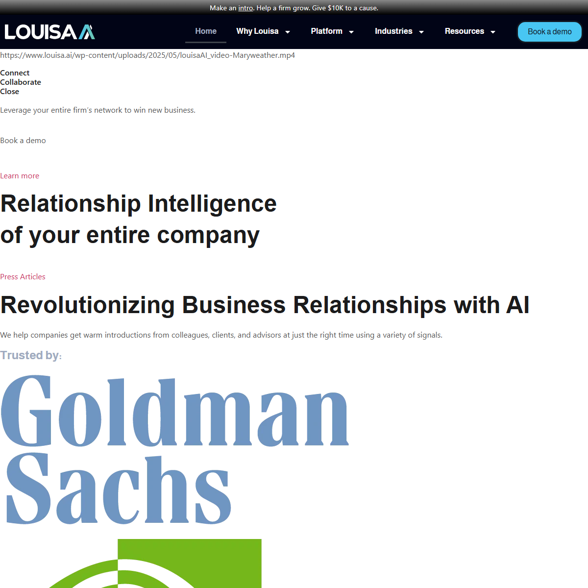 Louisa AI - sales assistant Tool Screenshot