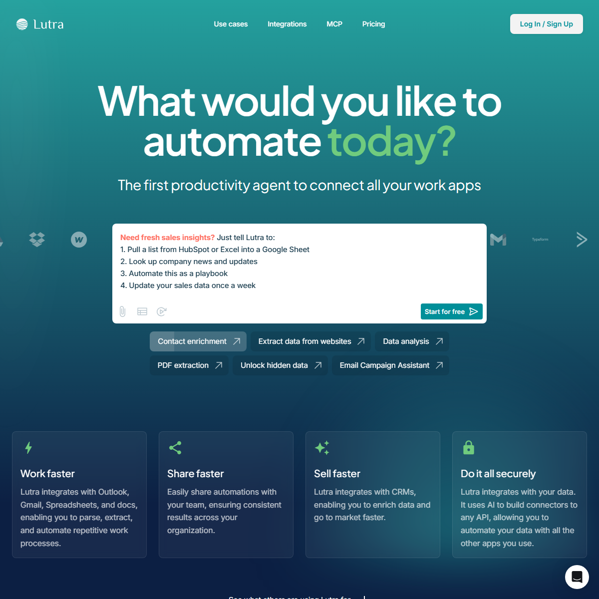 Lutra AI - project management Tool Screenshot