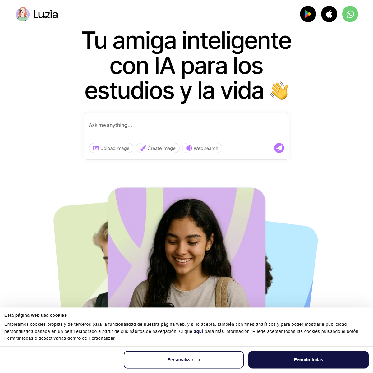 Luzia - personal assistant Tool Screenshot