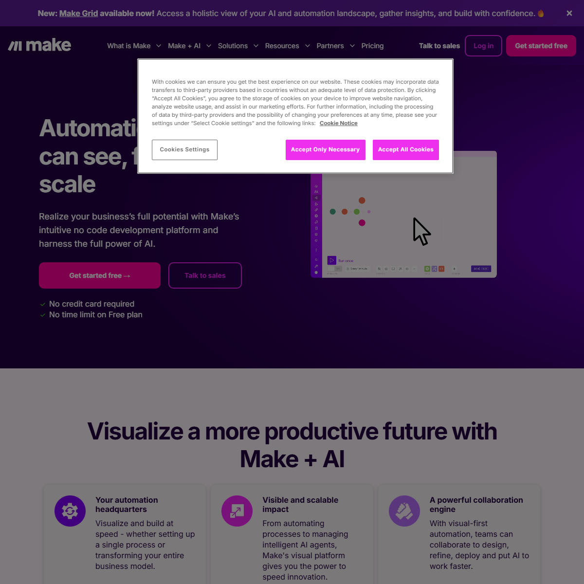 Make - workflows Tool Screenshot