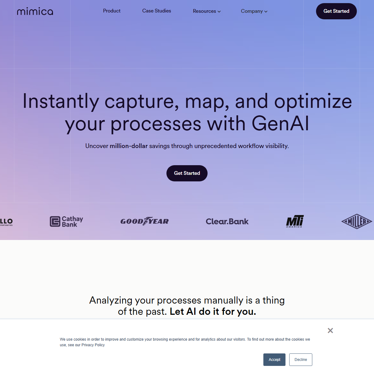 Mimica - workflows Tool Screenshot