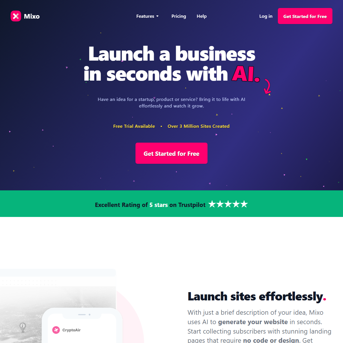Mixo - low-code/no-code Tool