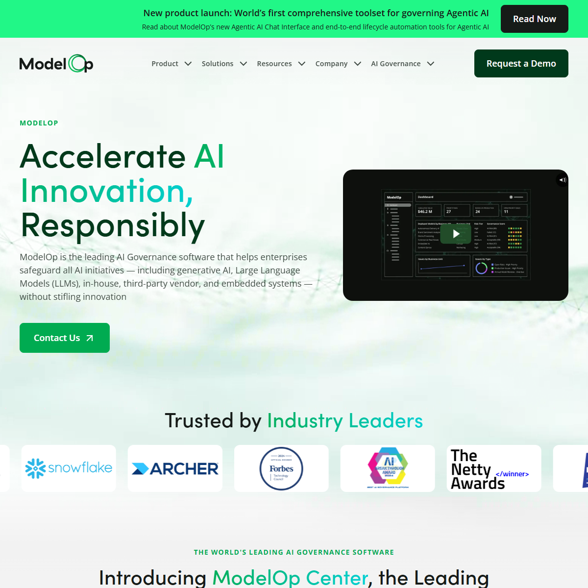 ModelOp - finance Tool