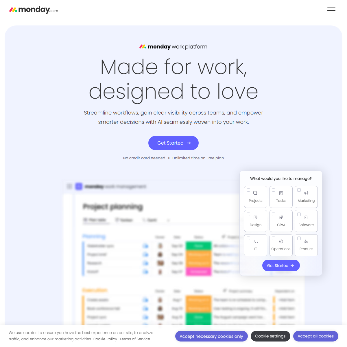 monday.com - project management Tool