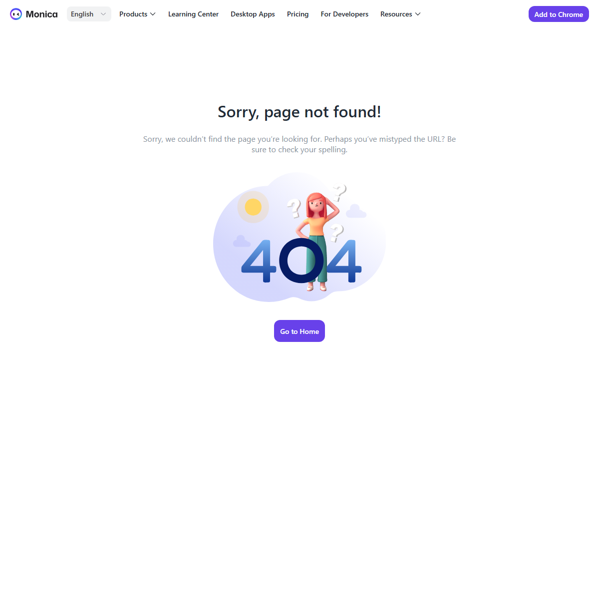 Monica - AI chatbots Tool Screenshot