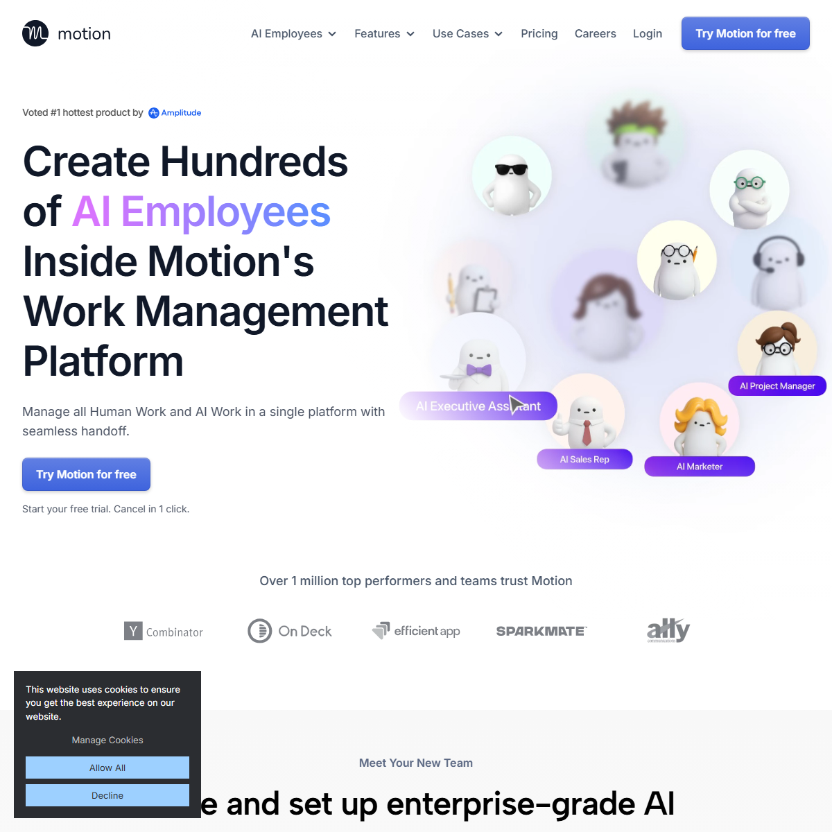 Motion - personal assistant Tool Screenshot